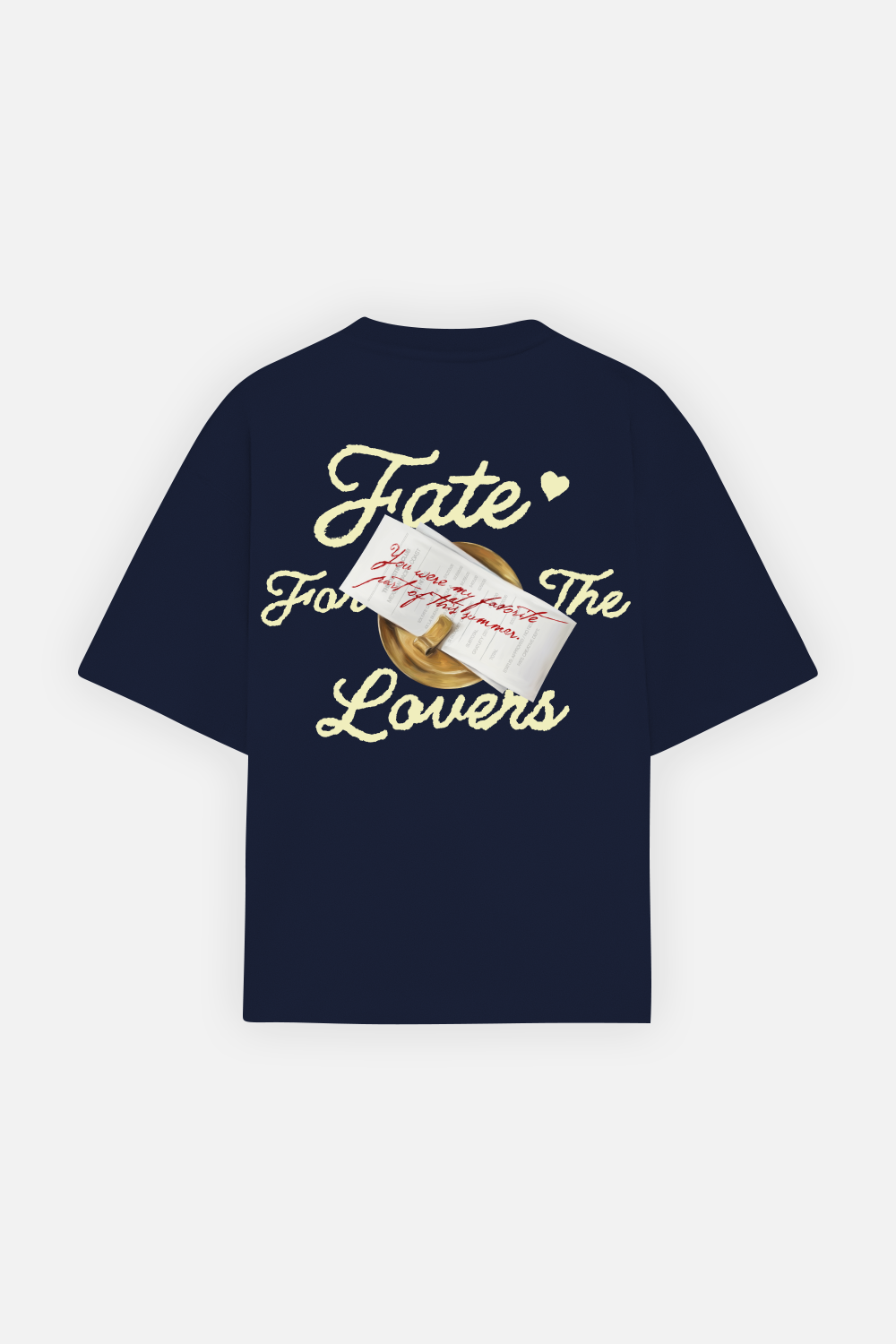 Love Letter at 2:43 Tee Navy Blue · 01