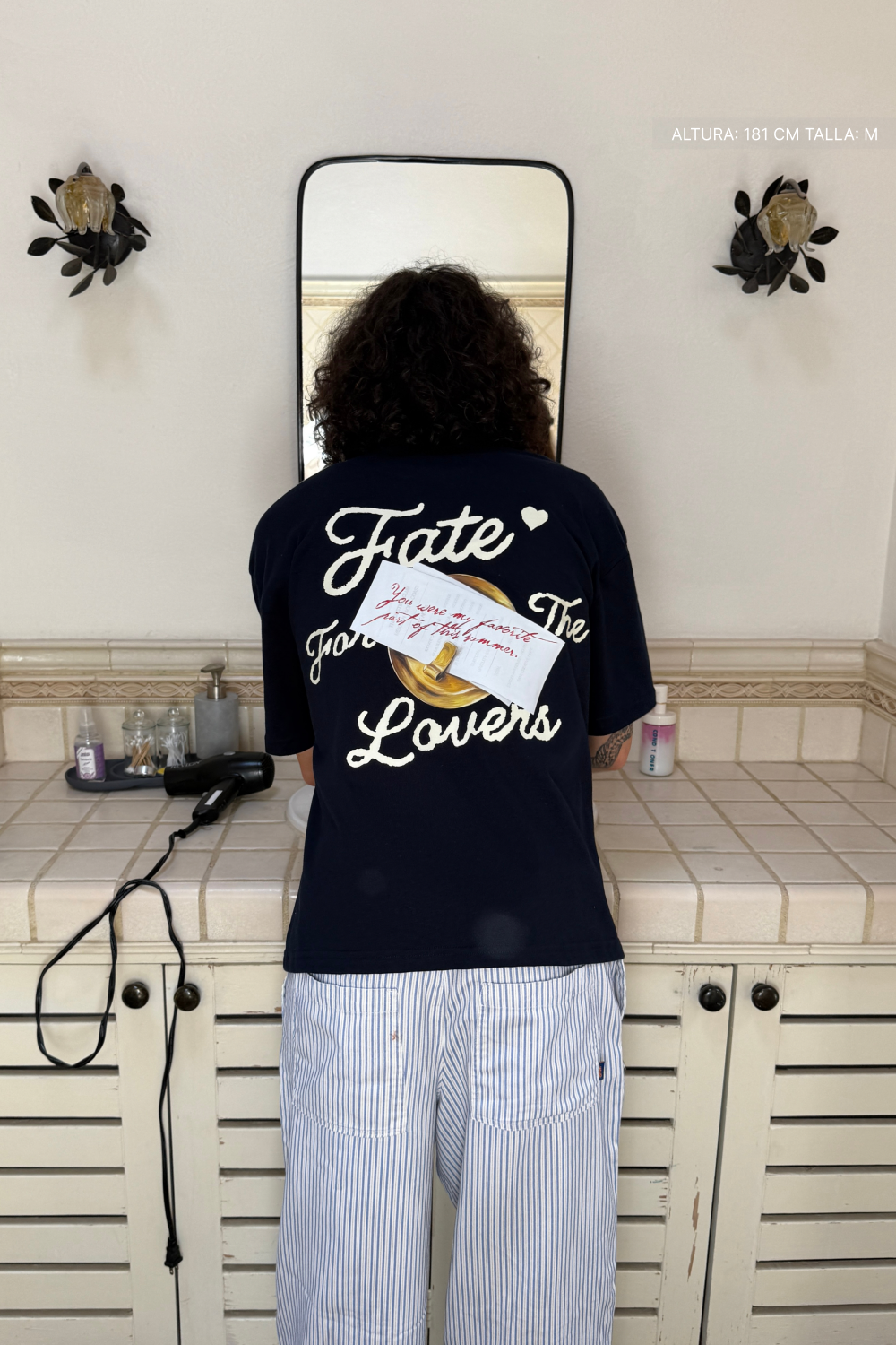 Love Letter at 2:43 Tee Navy Blue · 05