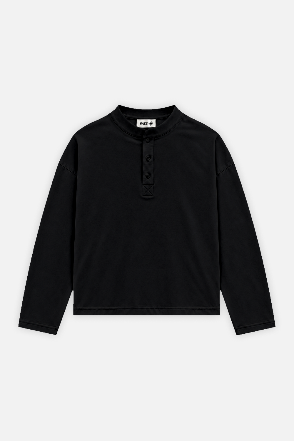 Maho Henley Longsleeve Black — foto 1
