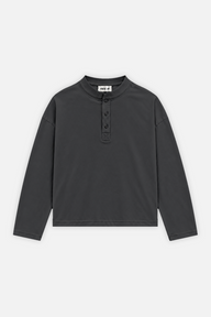 Maho Henley Longsleeve Oxford Grey