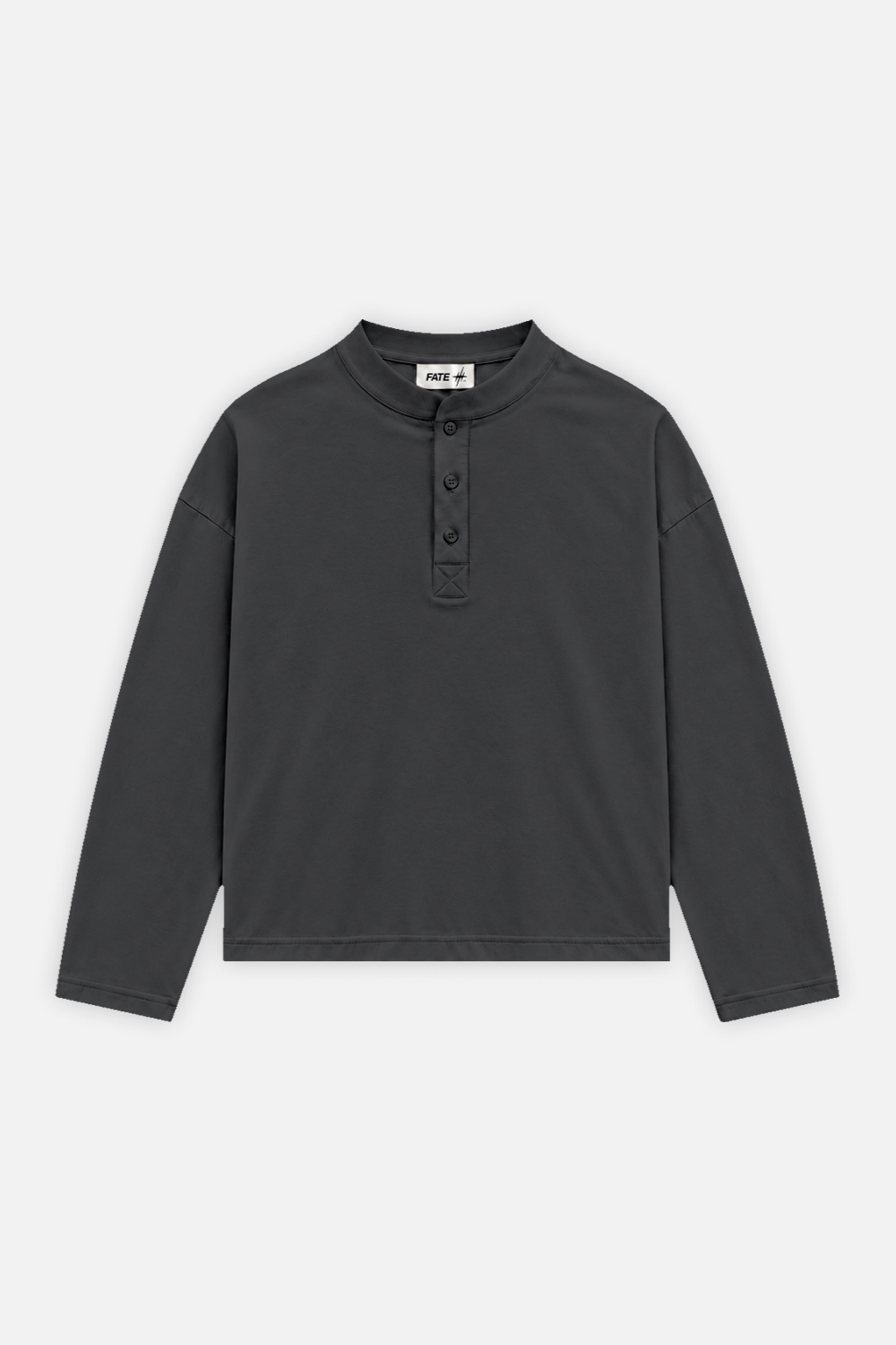 Maho Henley Longsleeve Oxford Grey — foto 1