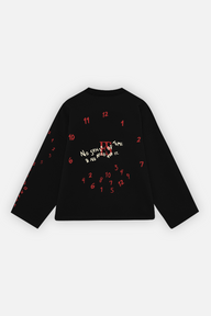 No One Loses Time Longsleeve Black