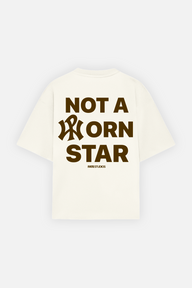 Not A Porn Star Tee Ivory