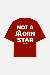 Not A Porn Star Tee Red