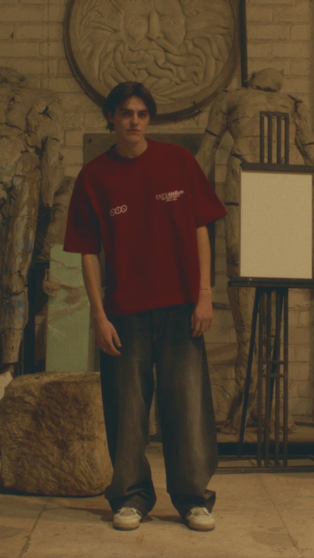 No Time for Love Tee Red