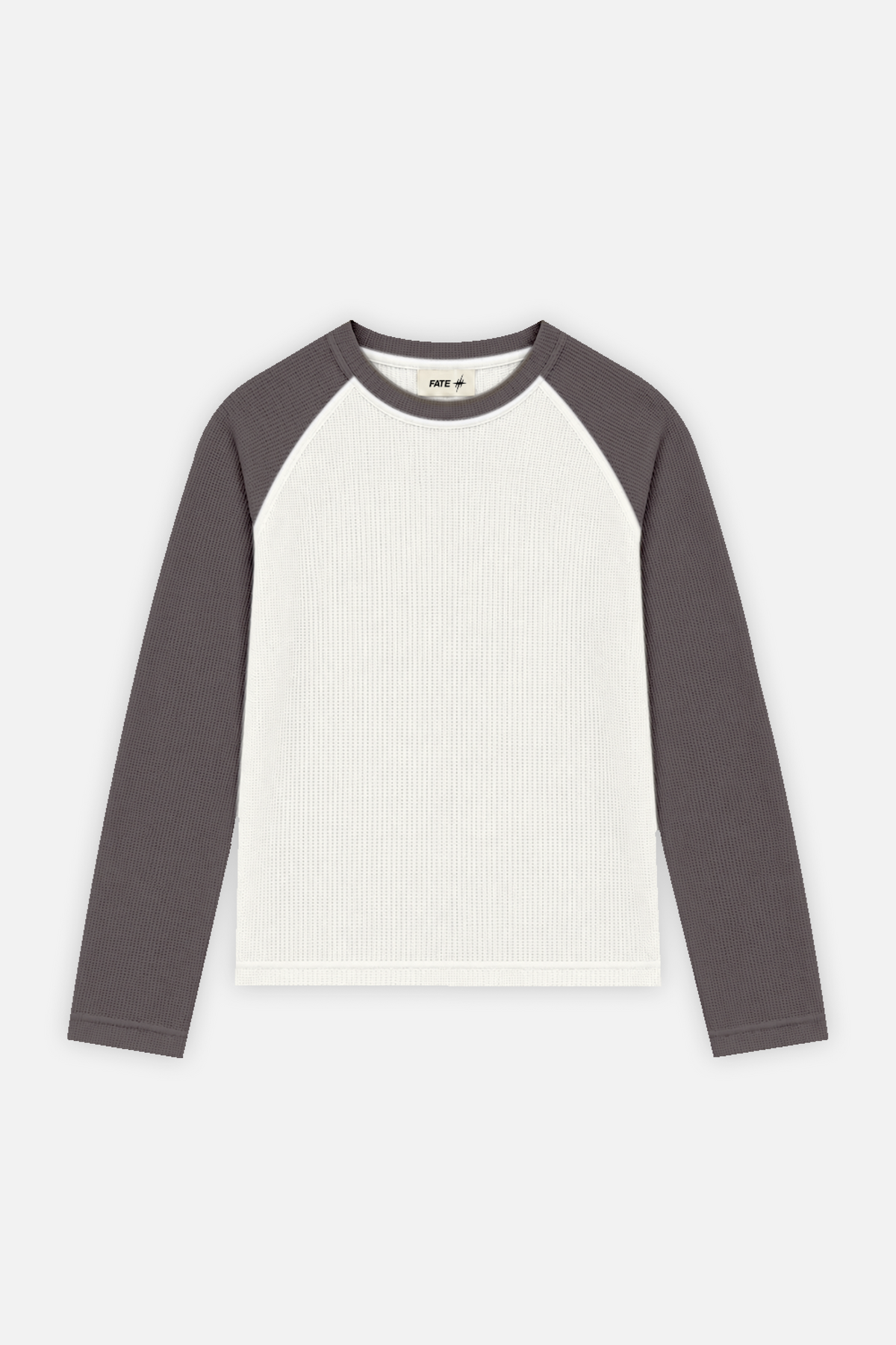 Raglan Longsleeve Ivory w/ Grey — foto 1