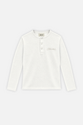 Ribbed Henley Ivory — foto 1