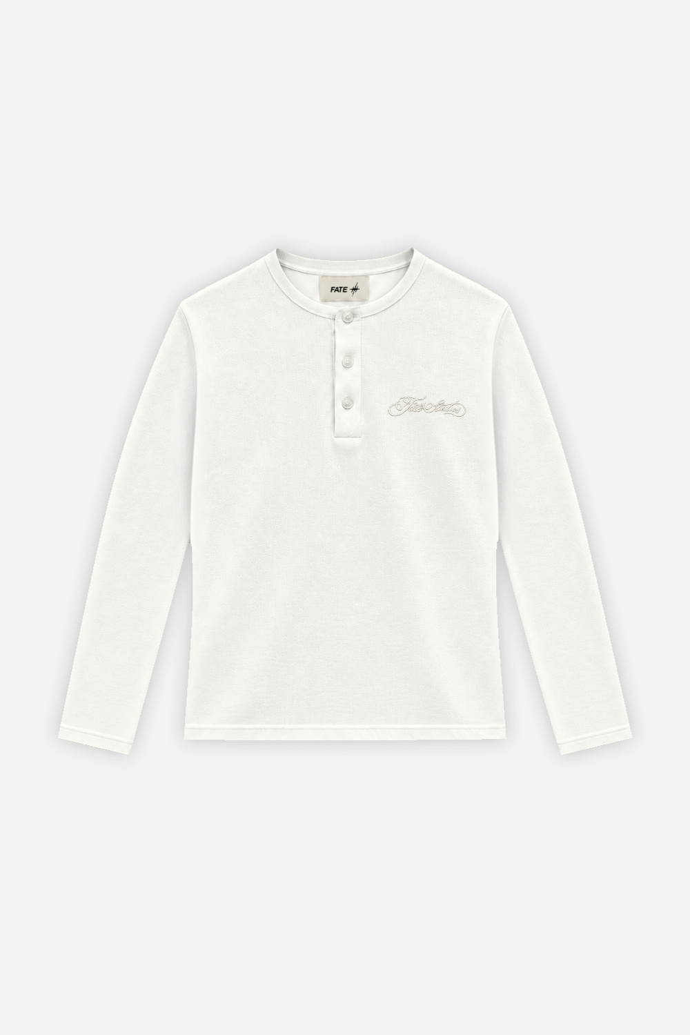 Ribbed Henley Ivory — foto 1