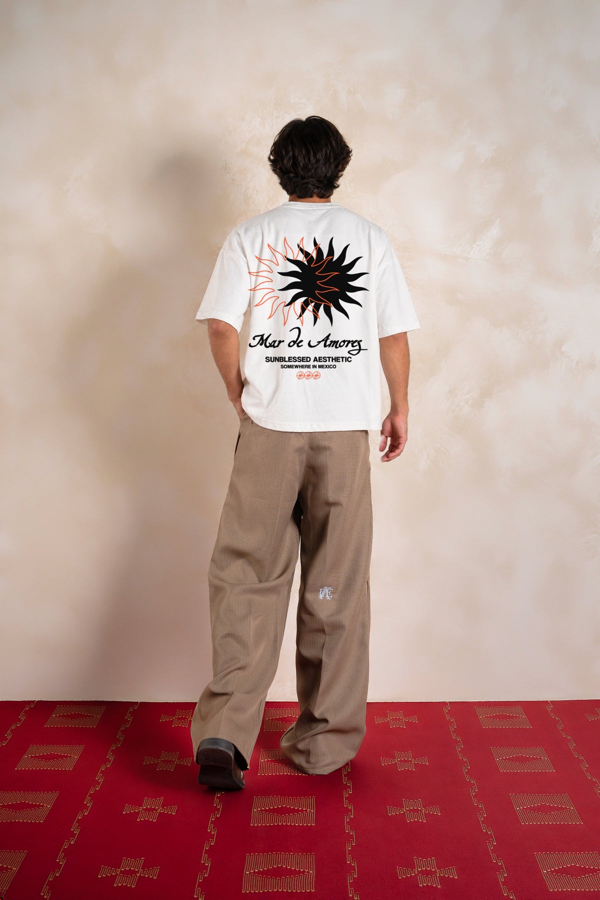 Sunblessed Tee Ivory — Editorial FATE · Espalda · Lookbook 2026-09-21