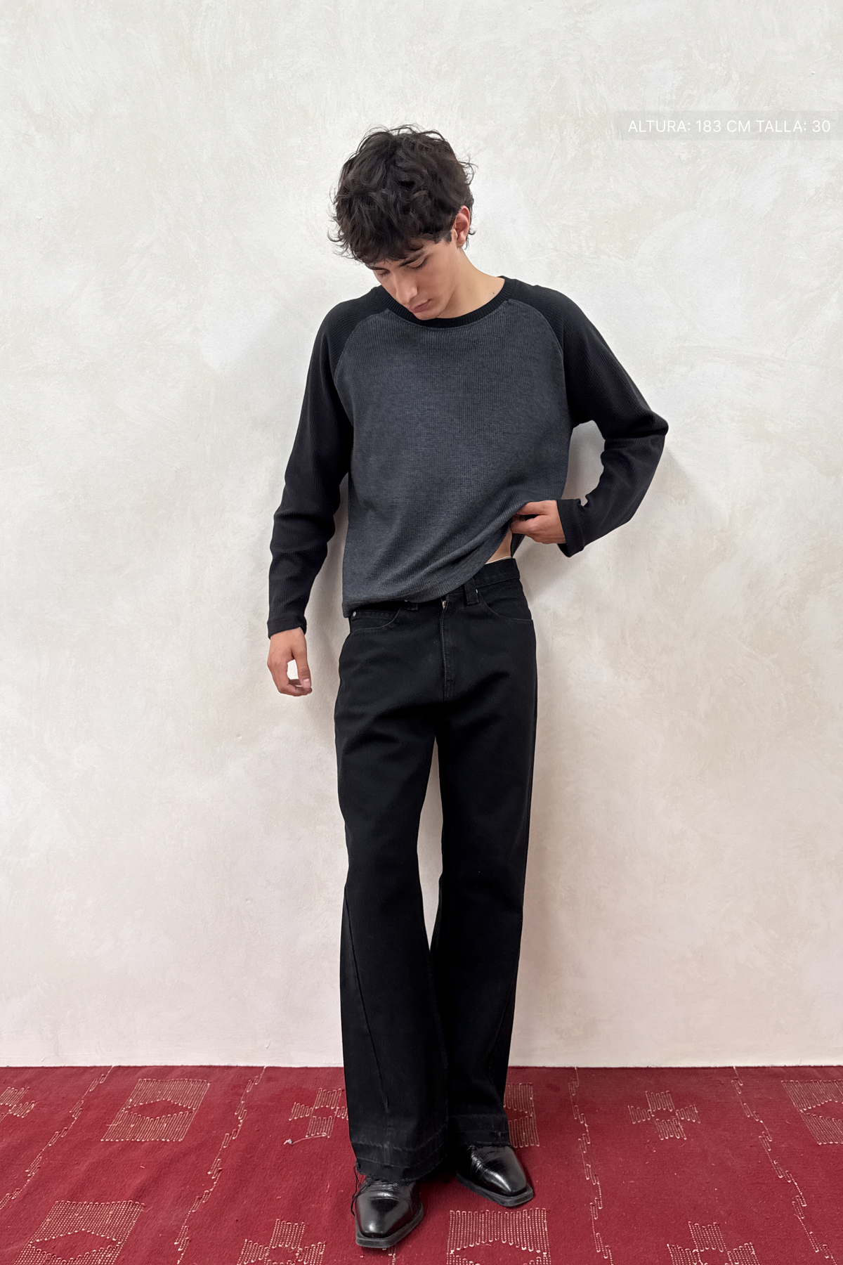 Twisted Flare Jeans Black — foto 6