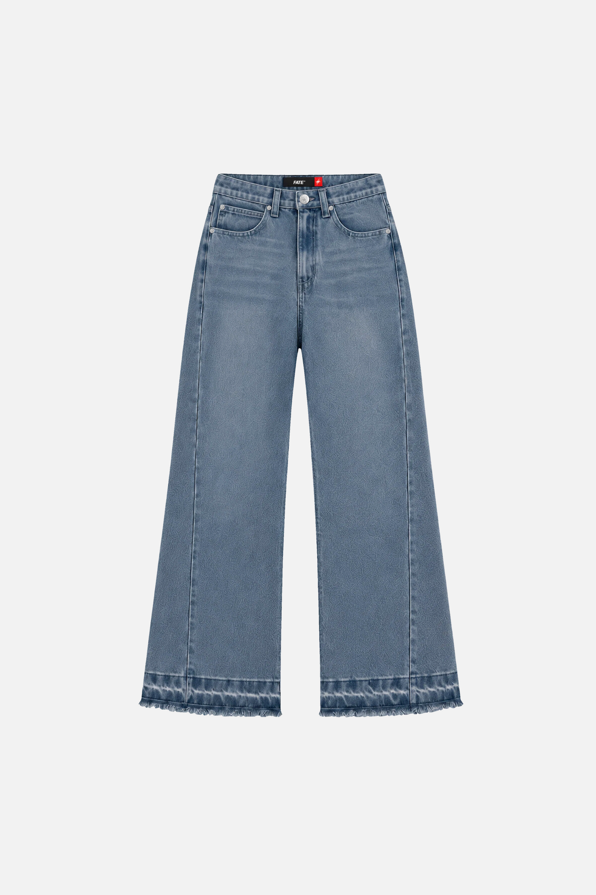 Twisted Flare Jeans Washed Blue — foto 3