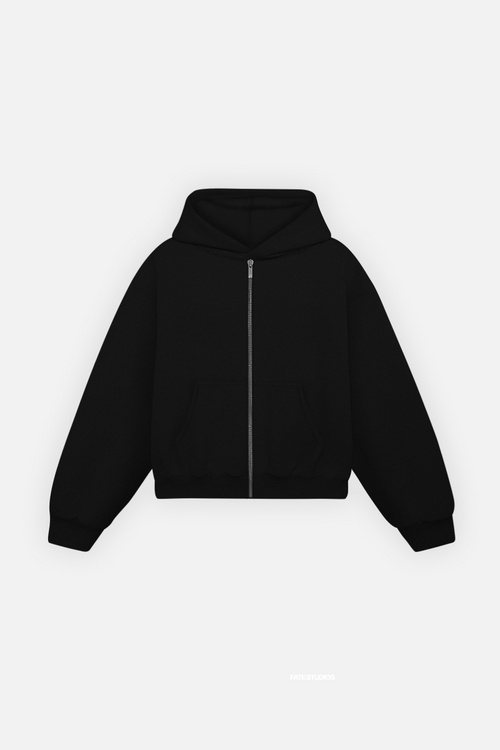 Zip Hoodie Black — foto 1