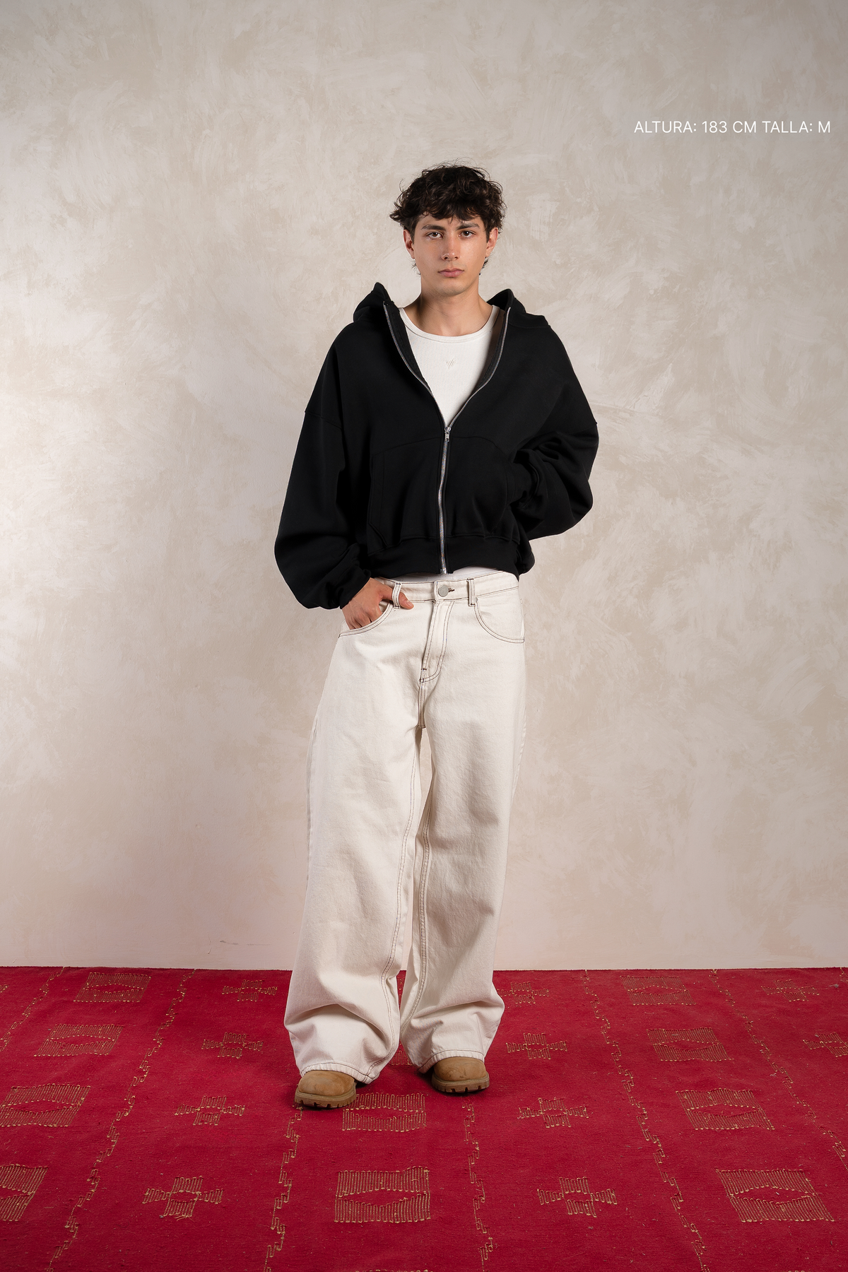 Zip Hoodie Black — foto 2